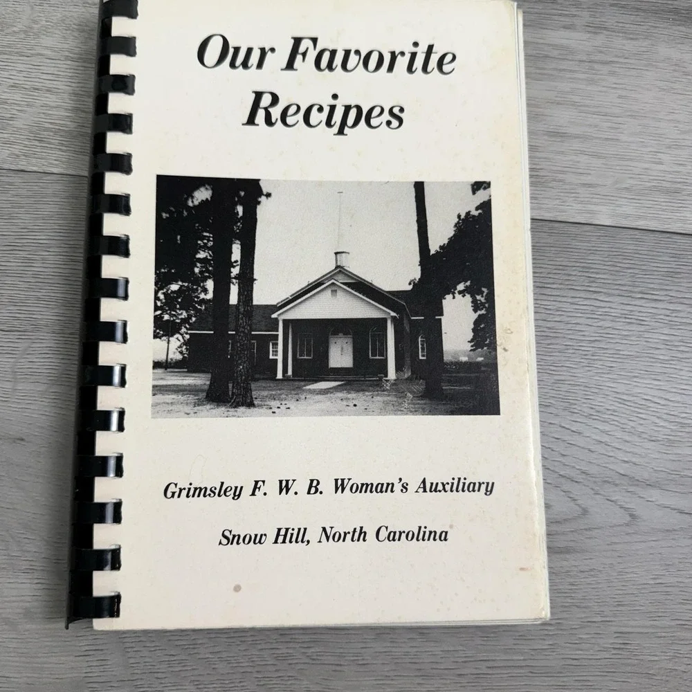 Vintage North Carolina Community Cookbooks Lot 6 Weeksville Jay Wesleyan Scouts
